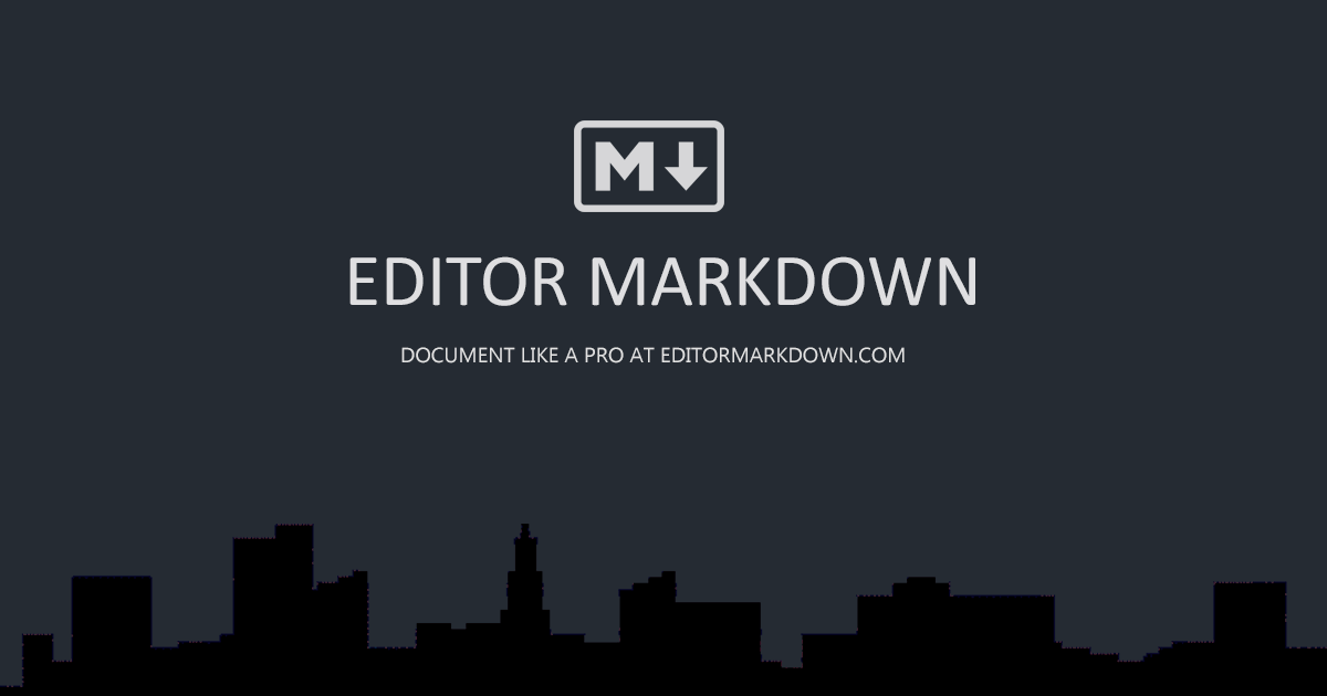 online easy markdown editor